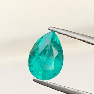 Natural Blue-Green Tourmaline | Pear Cut | ~2 ct | Loose Gemstone Paraíba